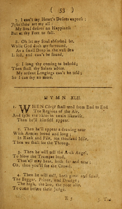 A Choice Collection of Hymns, in which are some never before printed page 51