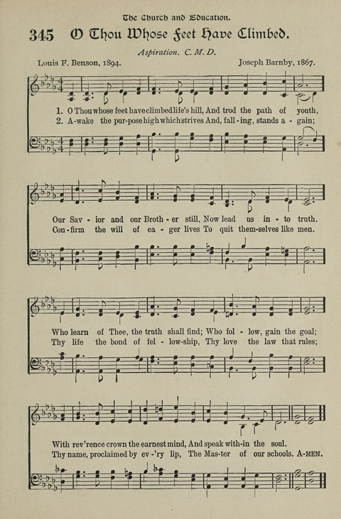 American Church and Church School Hymnal: a new religious educational hymnal page 335