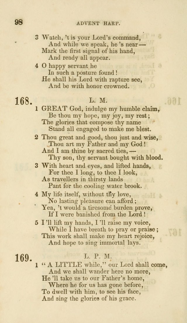 The Advent Harp; designed for believers in the speedy coming of Christ page 107