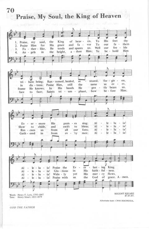 African Methodist Episcopal Church Hymnal page 72