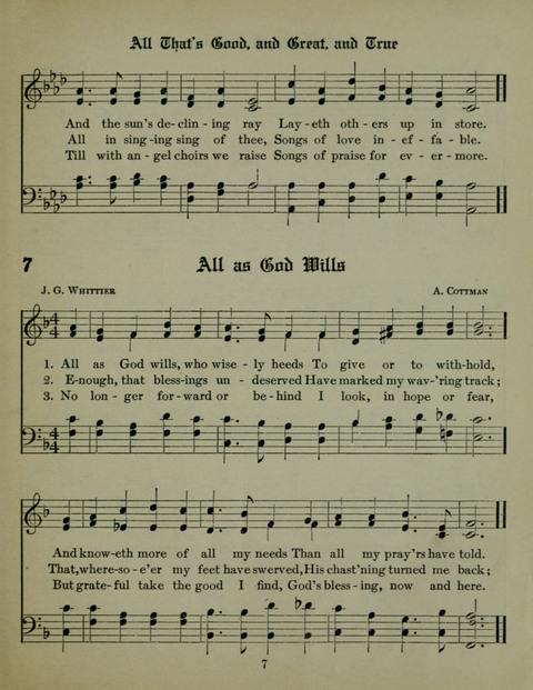 The Assembly Praise Book: Hymns and Tunes for General Use with responsive readings from the psalms page 7