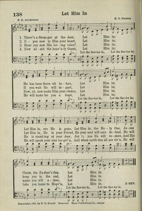 Abiding Songs: A special collection of standard hymns and gospel songs, long-cherished and forever abiding. Designed to generate wholesome, worshipful services of song among all organizations of ... page 118