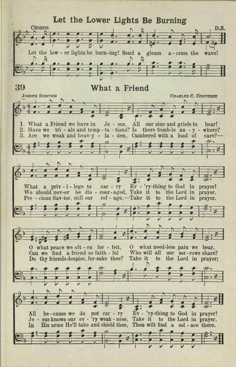 Abiding Songs: A special collection of standard hymns and gospel songs, long-cherished and forever abiding. Designed to generate wholesome, worshipful services of song among all organizations of ... page 35