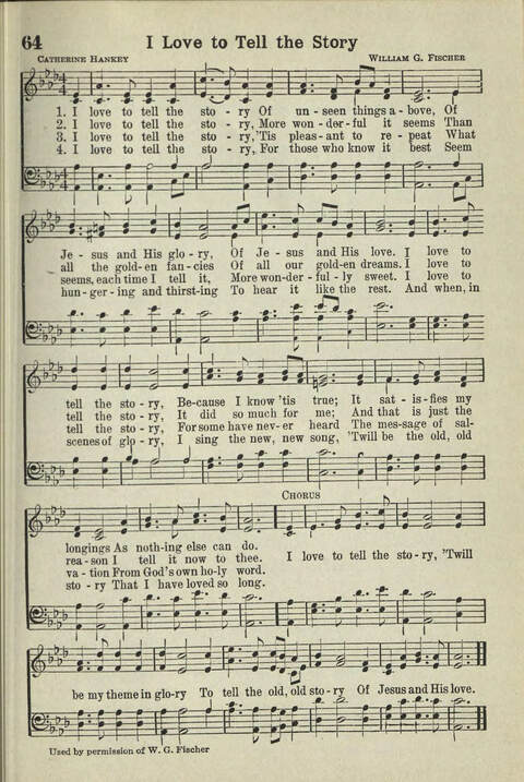 Abiding Songs: A special collection of standard hymns and gospel songs, long-cherished and forever abiding. Designed to generate wholesome, worshipful services of song among all organizations of ... page 57