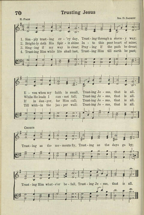 Abiding Songs: A special collection of standard hymns and gospel songs, long-cherished and forever abiding. Designed to generate wholesome, worshipful services of song among all organizations of ... page 62