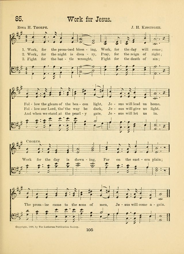 Augsburg Songs No. 2: for Sunday schools and other services page 112