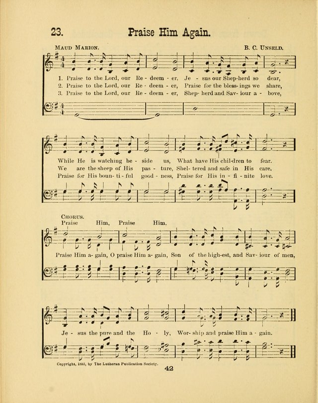 Augsburg Songs No. 2: for Sunday schools and other services page 49