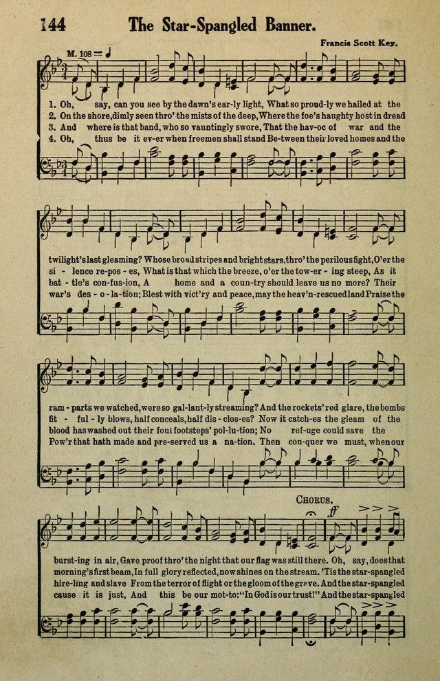 Awakening Songs for the Church, Sunday School and Evangelistic Services page 144