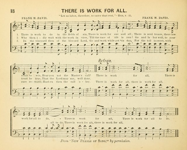 Always Welcome: a choice collection of song gems for the Sunday Shcool, prayer and praise meetings and the home circle page 23