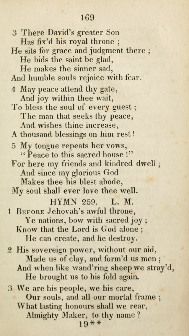 The Brick Church Hymns, Designed for the Use of Social Prayer Meetings and Families, selected from the most approved authors page 172