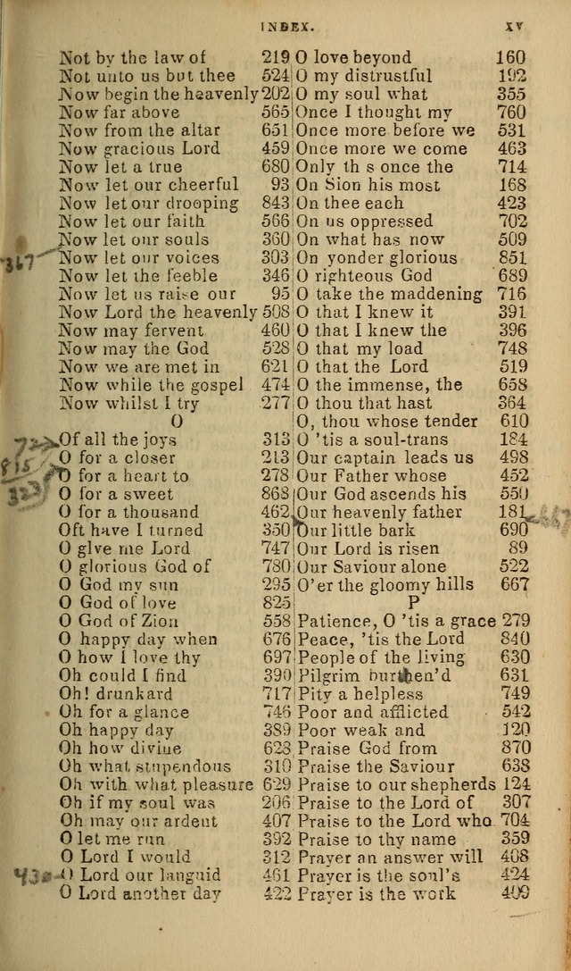 The Baptist Hymn Book: original and selected: in two parts page xix
