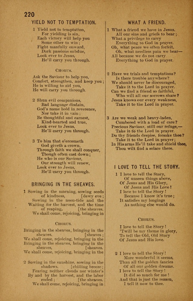 Boundless Love: for Sunday Schools and Gospel Meetings page 221