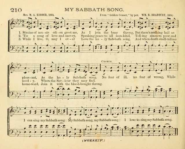 Book of Praise for the Sunday School: with hymns and tunes appropriate for the prayer meeting and the home circle page 213
