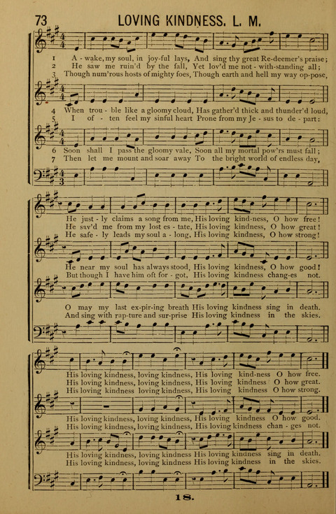 Bible School Echoes, and Sacred Hymns page 18