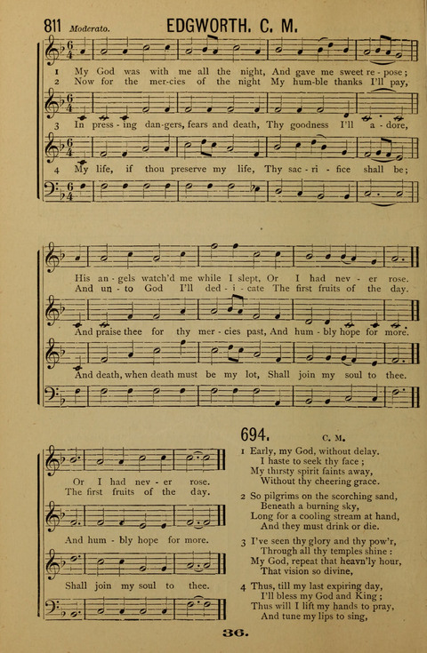 Bible School Echoes, and Sacred Hymns page 36