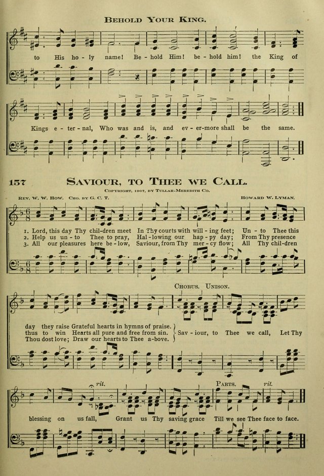 The Bible School Hymnal page 166