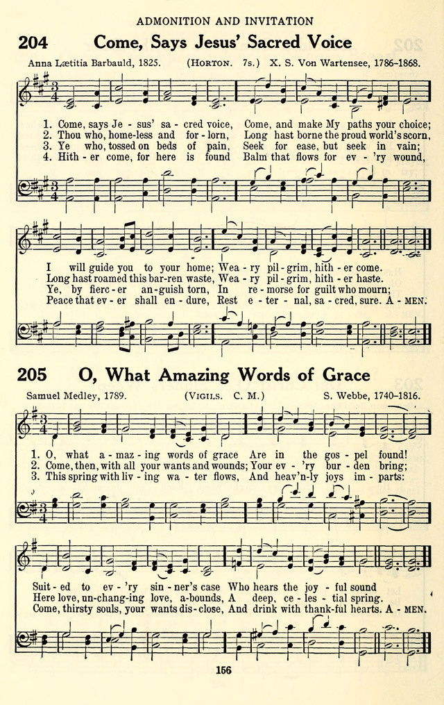 The Baptist Standard Hymnal: with responsive readings: a new book for all services page 148