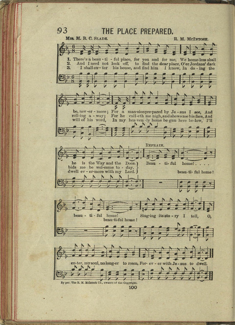 The Best Standard Songs: for Sunday schools, social worship and young people