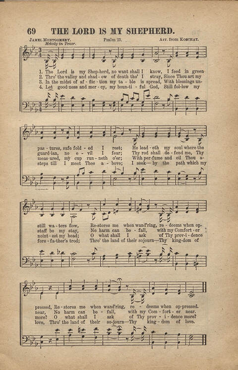 Beautiful Songs of Zion: a Collection of New and Old Songs Suited to All Kinds of Religious Work and Worship page 71