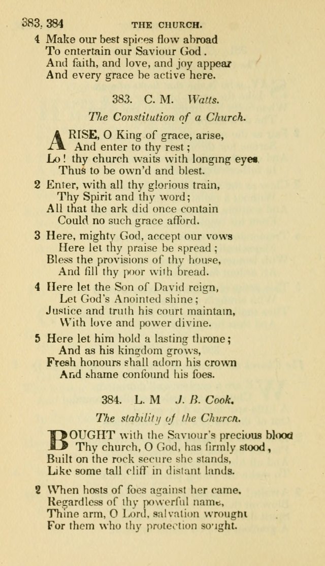 The Choice: in two parts; Part I, containing Psalms and hymns, Part II, containing spiritual songs; designed for public and private worship (6th ed.) page 229