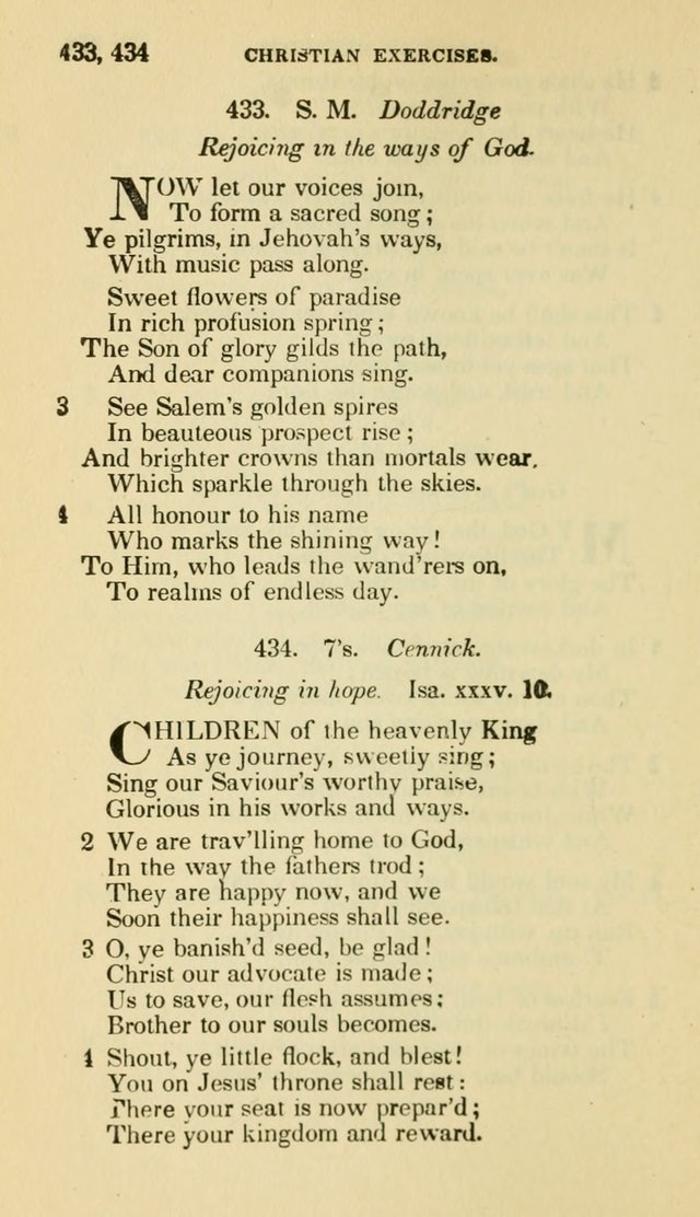 The Choice: in two parts; Part I, containing Psalms and hymns, Part II, containing spiritual songs; designed for public and private worship (6th ed.) page 257