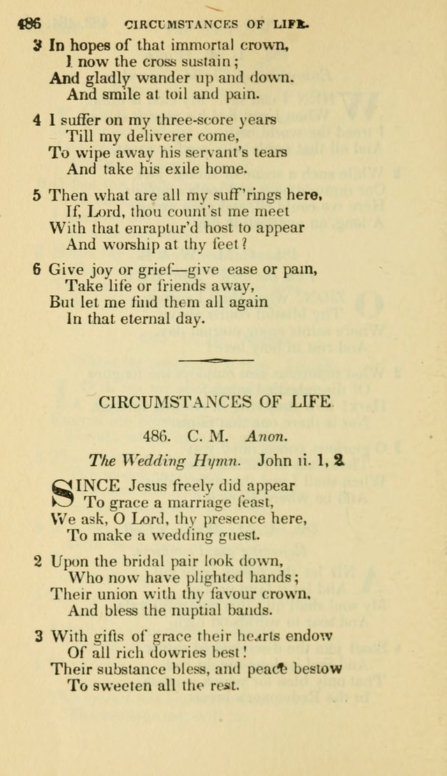 The Choice: in two parts; Part I, containing Psalms and hymns, Part II, containing spiritual songs; designed for public and private worship (6th ed.) page 287