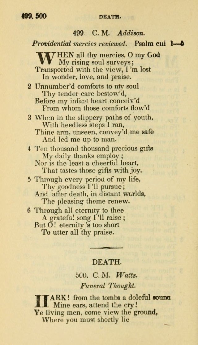 The Choice: in two parts; Part I, containing Psalms and hymns, Part II, containing spiritual songs; designed for public and private worship (6th ed.) page 295