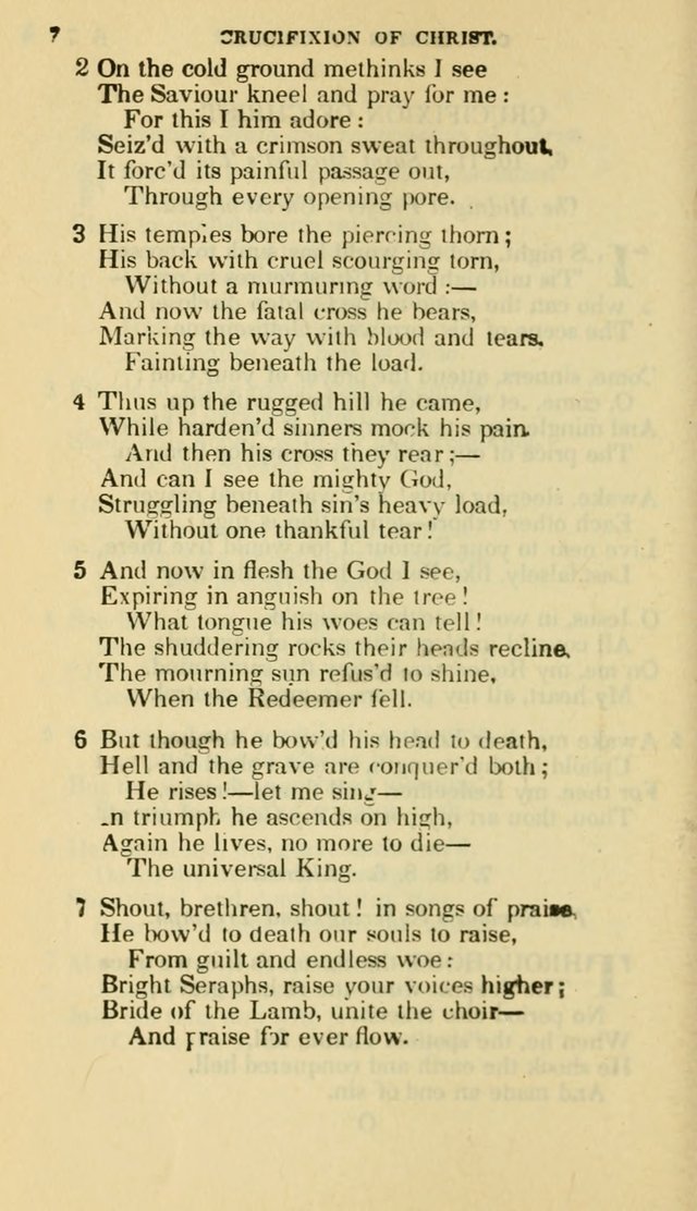 The Choice: in two parts; Part I, containing Psalms and hymns, Part II, containing spiritual songs; designed for public and private worship (6th ed.) page 319