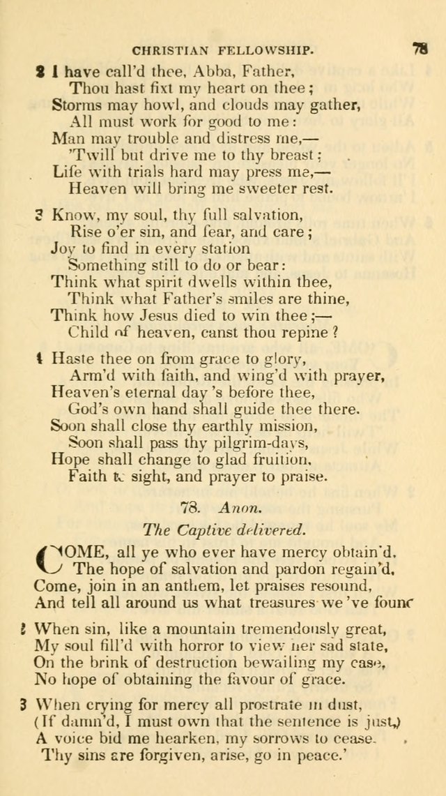 The Choice: in two parts; Part I, containing Psalms and hymns, Part II, containing spiritual songs; designed for public and private worship (6th ed.) page 384