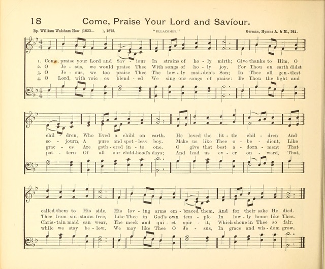 Carmina for the Sunday School and Social Worship page 14