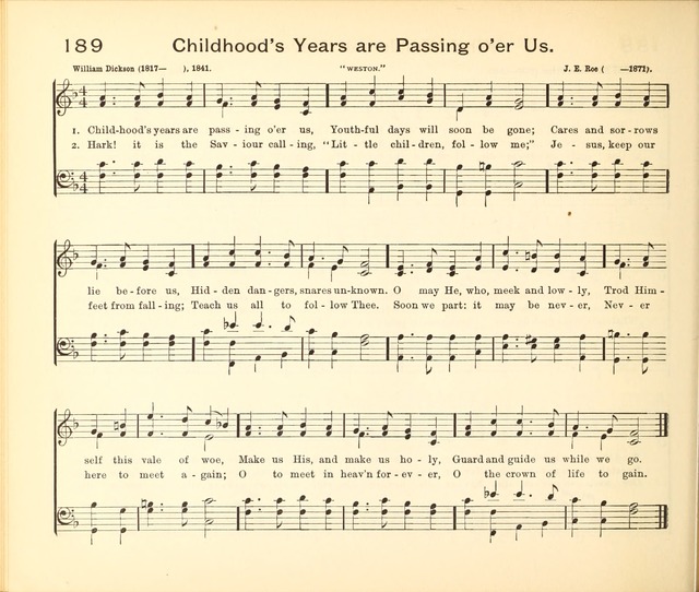 Carmina for the Sunday School and Social Worship page 154
