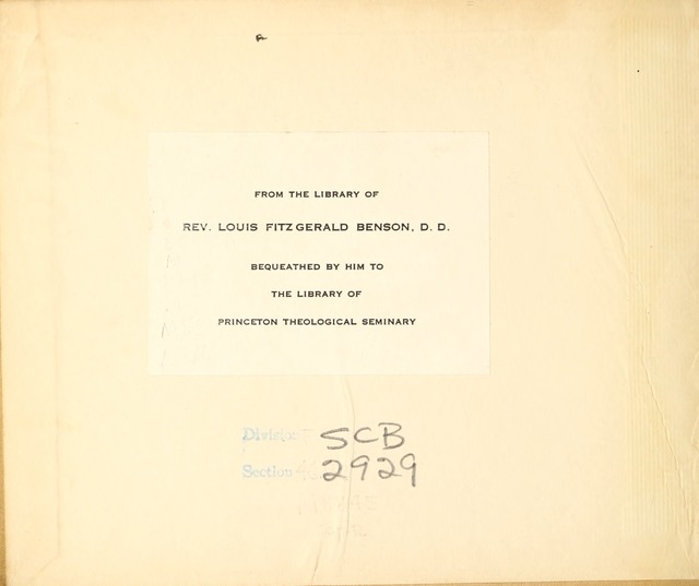 Carmina for the Sunday School and Social Worship page ii