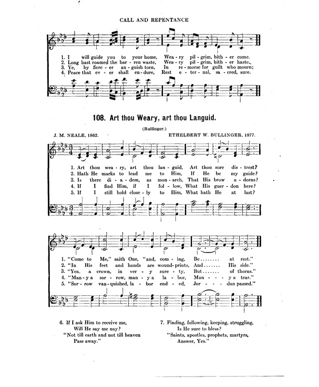 Concordia: a collection of hymns and spiritual songs page 107