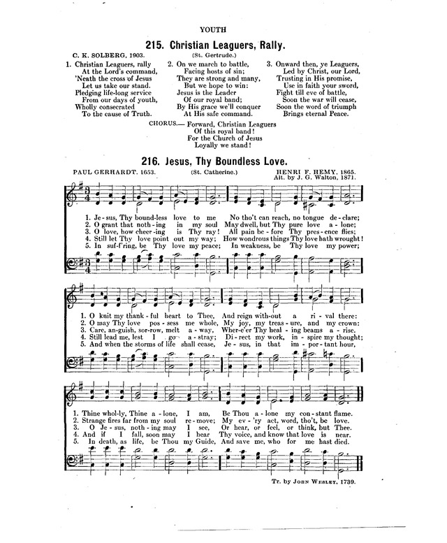 Concordia: a collection of hymns and spiritual songs page 199