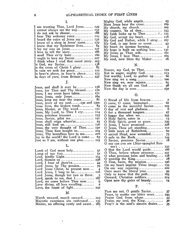 Concordia: a collection of hymns and spiritual songs page 6