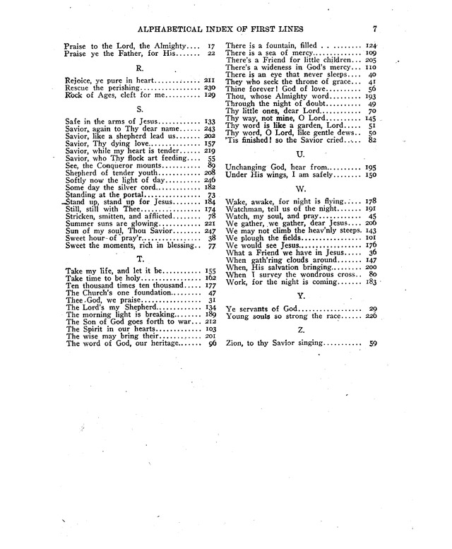 Concordia: a collection of hymns and spiritual songs page 7