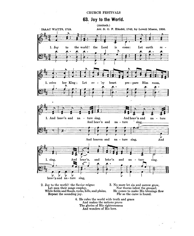Concordia: a collection of hymns and spiritual songs page 74