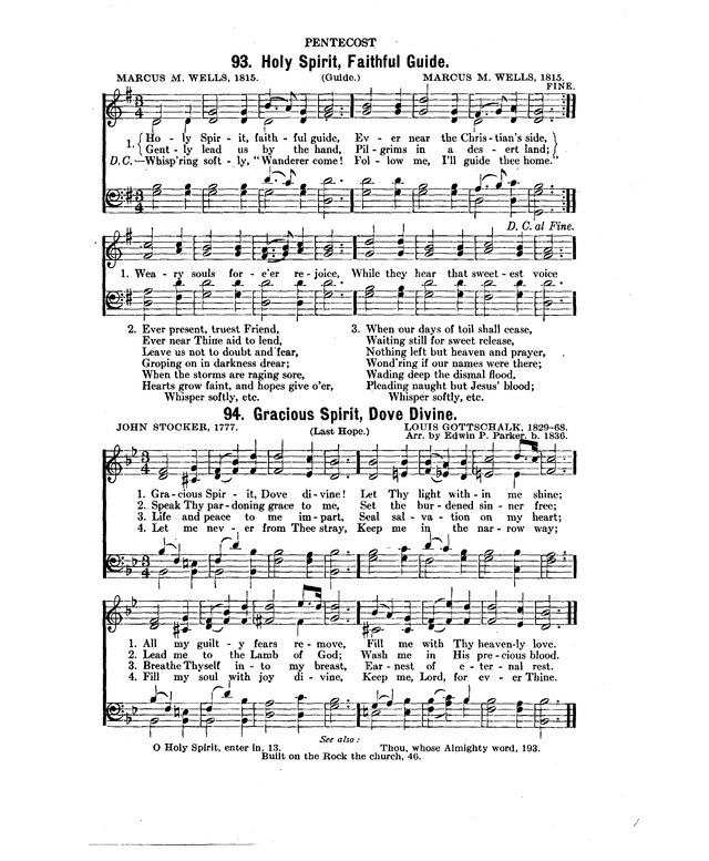 Concordia: a collection of hymns and spiritual songs page 97