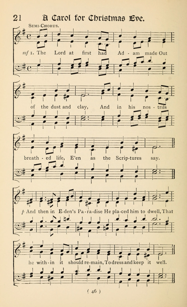 Christmas Carols New and Old: Series 1 and 2 and 3 page 45