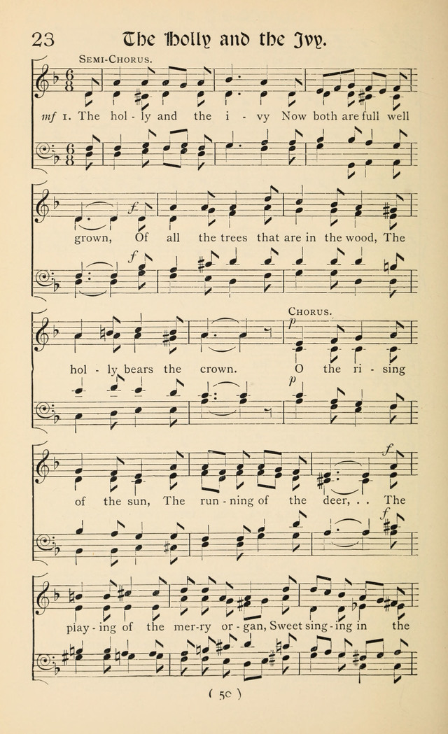 Christmas Carols New and Old: Series 1 and 2 and 3 page 49