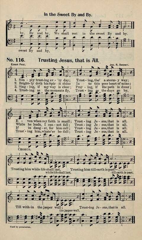 Choice Gospel Hymns: a collection of over three hundred hymns for all occasions of Christian work and worship  page 103