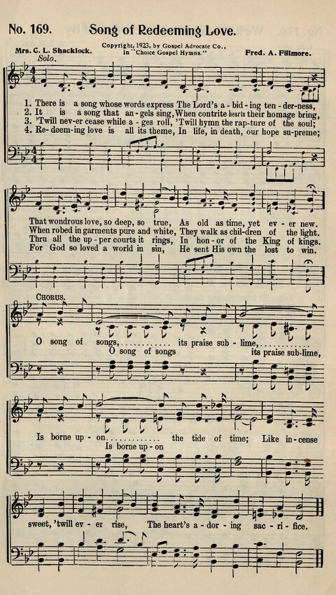 Choice Gospel Hymns: a collection of over three hundred hymns for all occasions of Christian work and worship  page 155