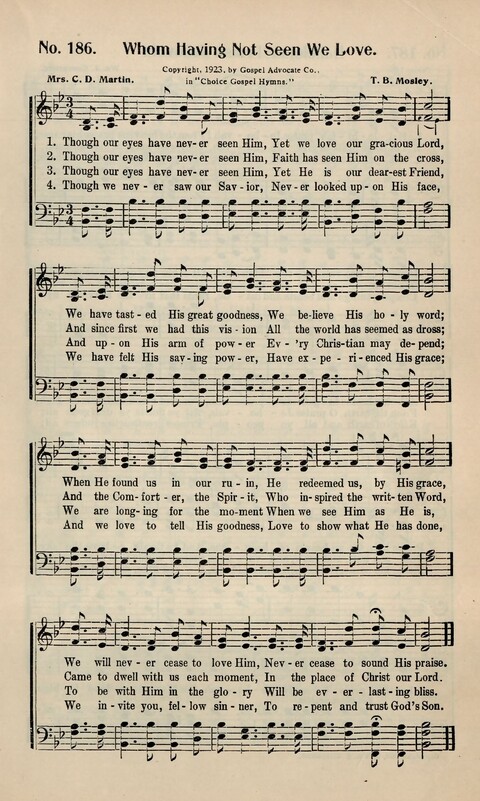 Choice Gospel Hymns: a collection of over three hundred hymns for all occasions of Christian work and worship  page 171