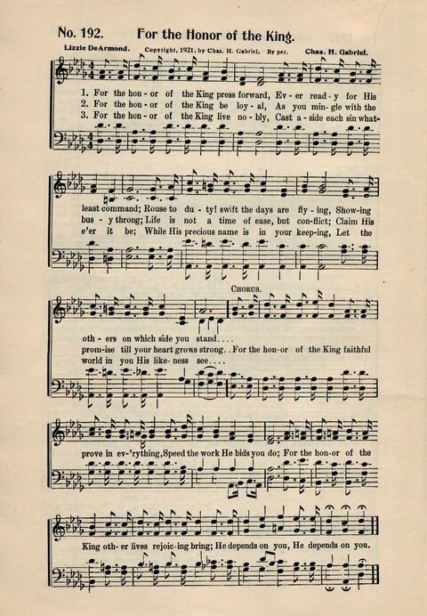 Choice Gospel Hymns: a collection of over three hundred hymns for all occasions of Christian work and worship  page 176