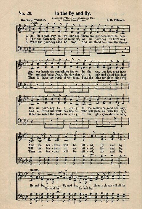 Choice Gospel Hymns: a collection of over three hundred hymns for all occasions of Christian work and worship  page 18