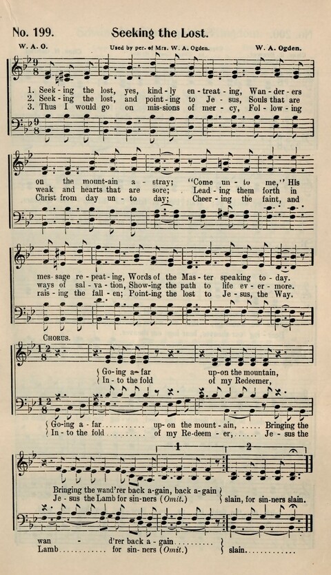 Choice Gospel Hymns: a collection of over three hundred hymns for all occasions of Christian work and worship  page 183