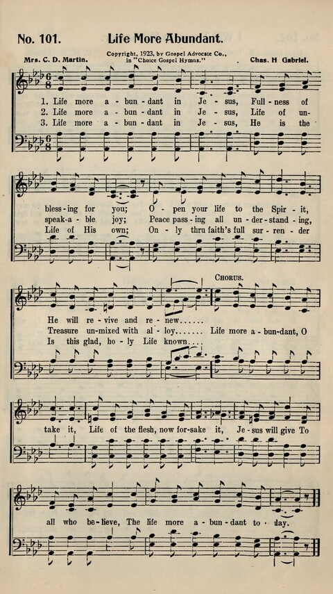 Choice Gospel Hymns: a collection of over three hundred hymns for all occasions of Christian work and worship  page 91