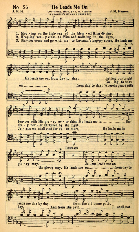 Crowning Hymns No. 10: for Conventions, Singing Societies, Etc. page 51