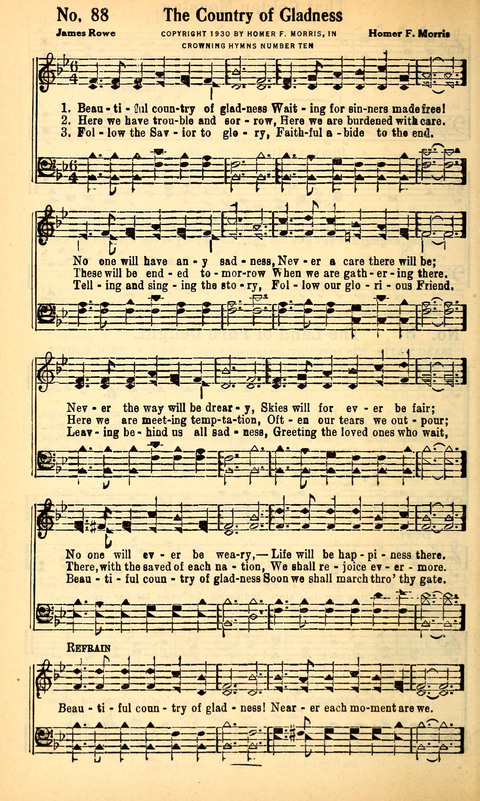 Crowning Hymns No. 10: for Conventions, Singing Societies, Etc. page 83