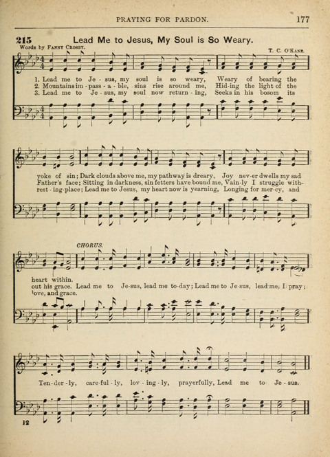 The Canadian Hymnal: a collection of hymns and music for Sunday schools, Epworth leagues, prayer and praise meetings, family circles, etc. (Revised and enlarged) page 177
